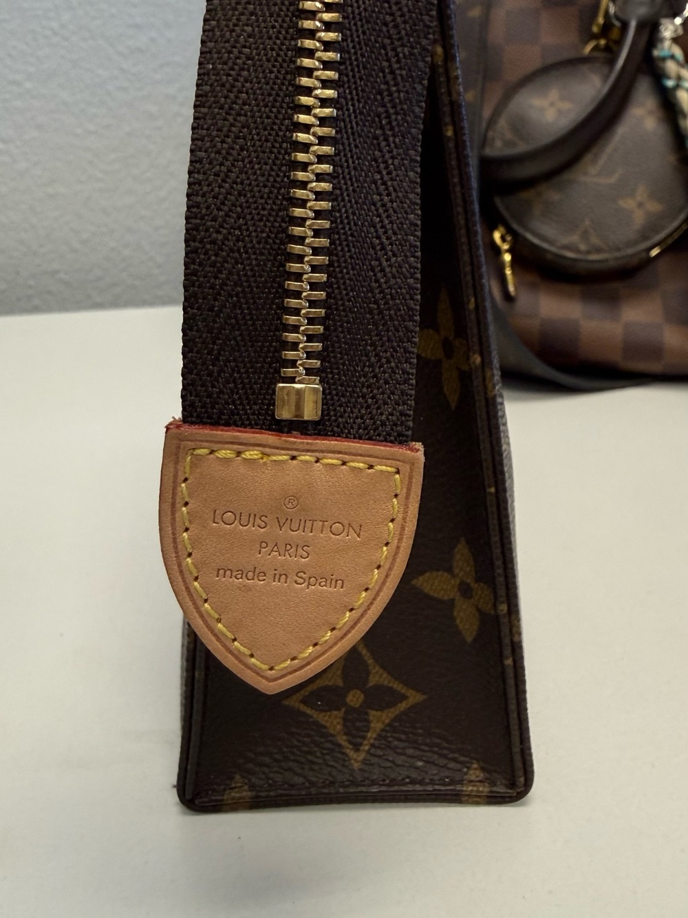 Louis Vuitton Brown Monogram Canvas Toiletry 19 Pouch - Picture 3 of 9